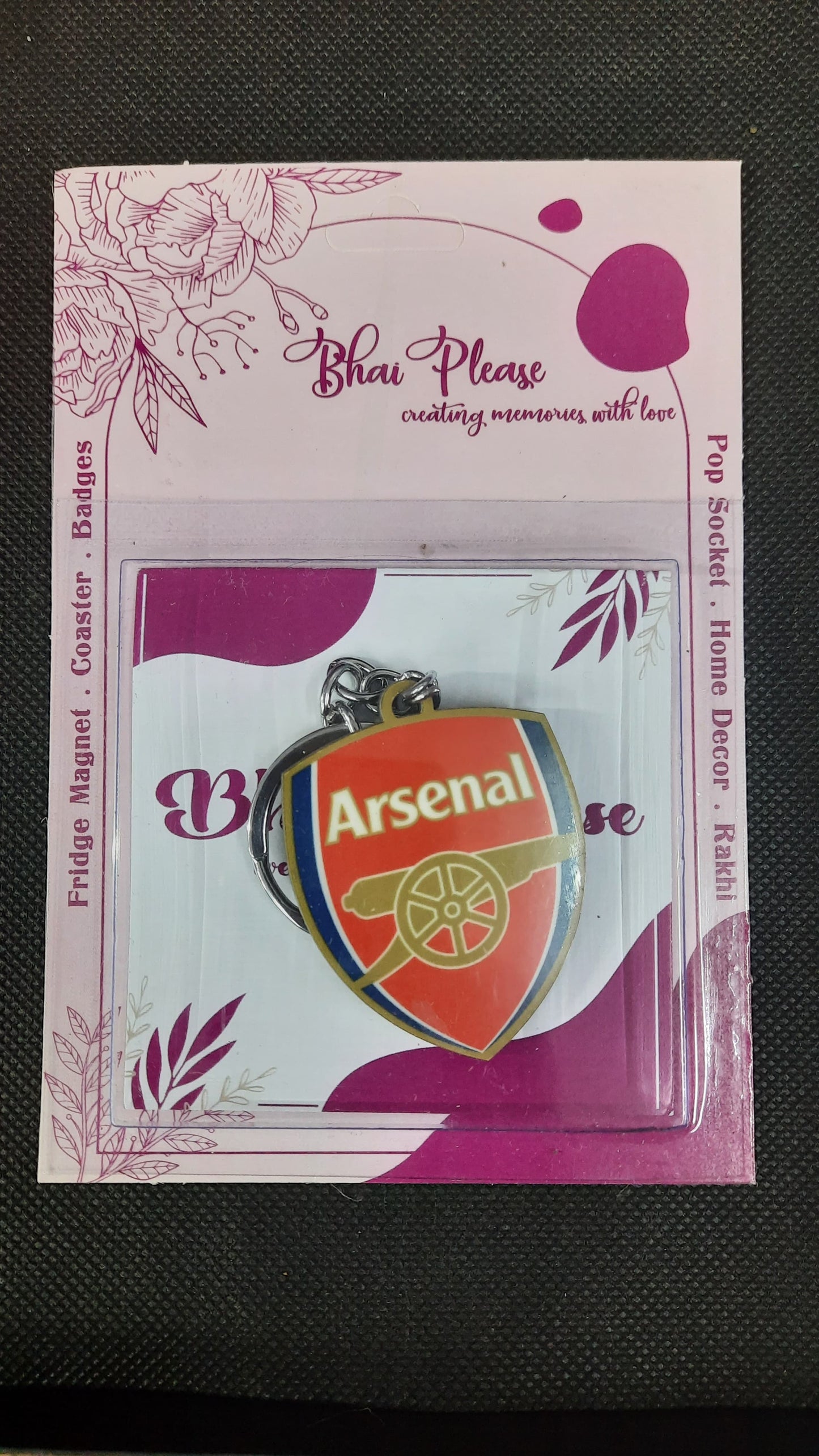 Arsenal keyring for Gunners fans