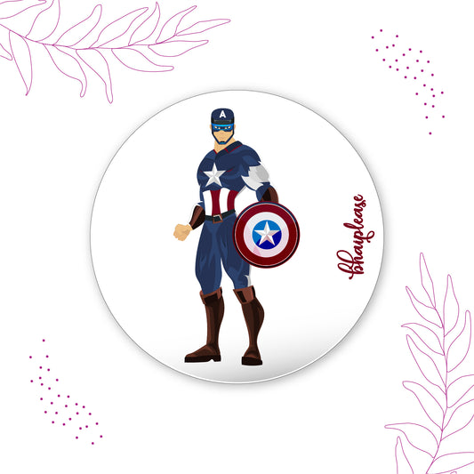 Captain America Pin Badges