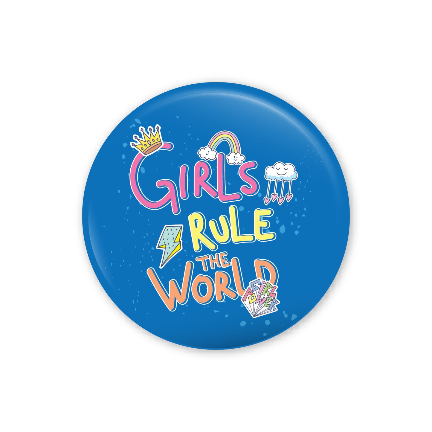 Girls rule the world Pin Badge