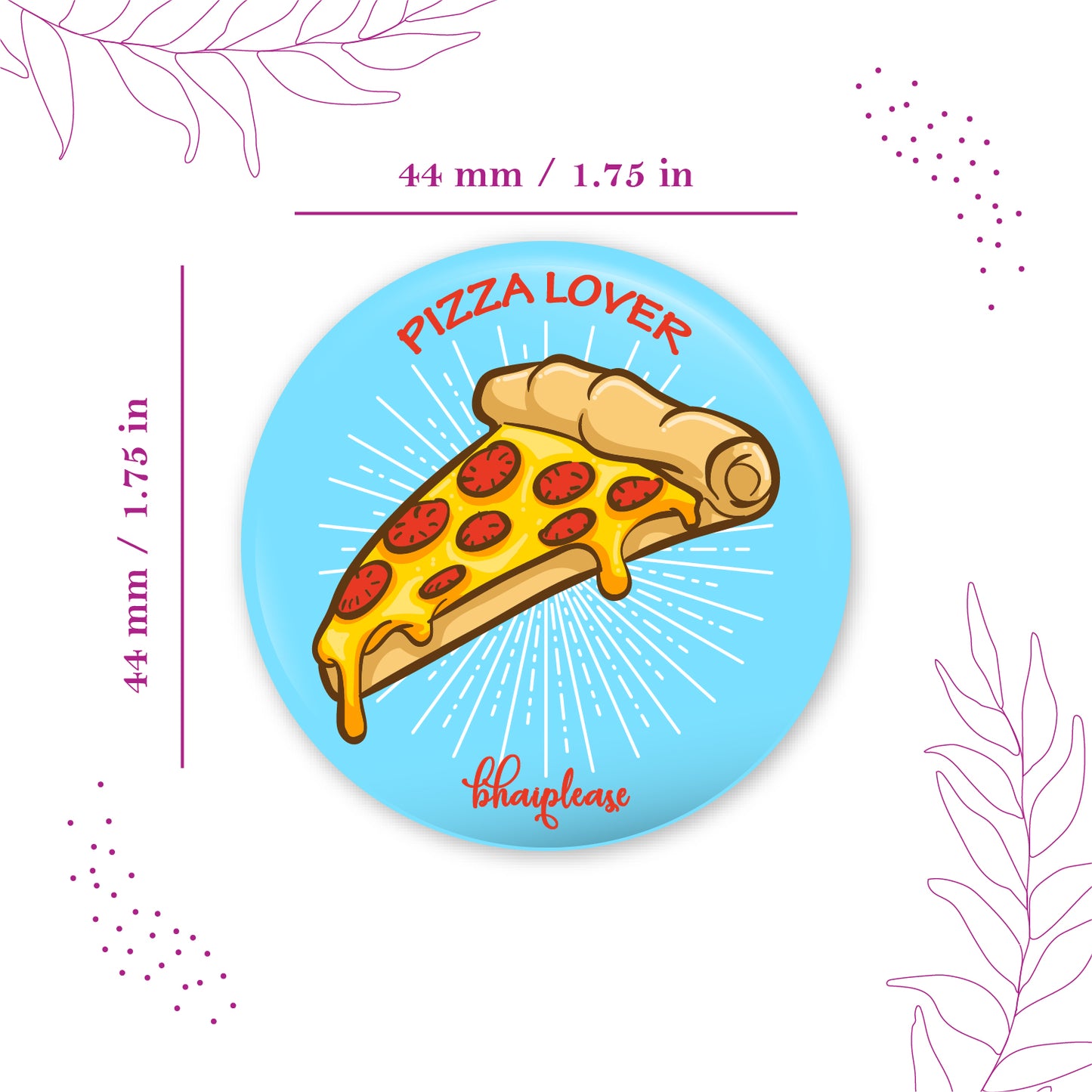 Pizza Lover Pin Badge