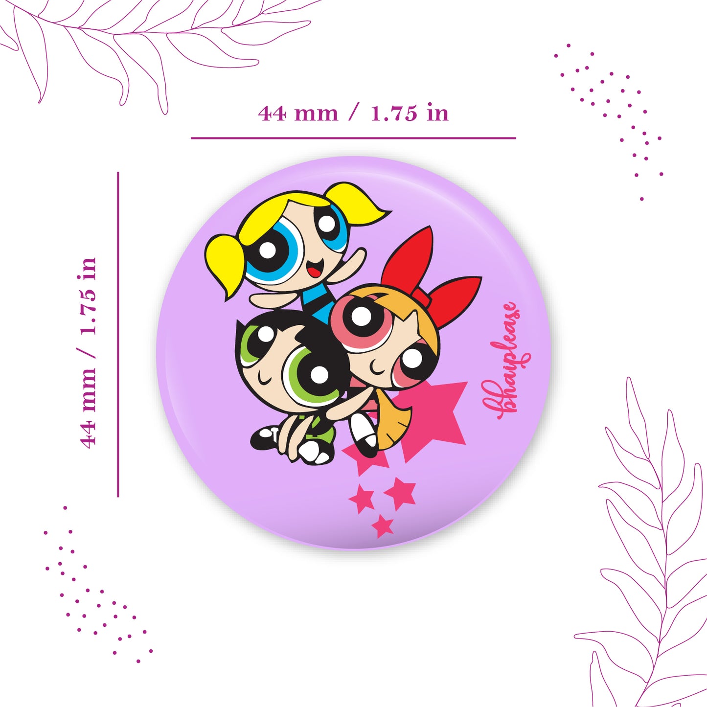Powerpuff Girls Pin Badge