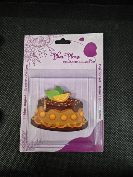 Dessert themed fridge magnet quirky