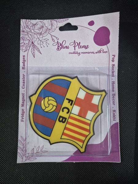 Barcelona lovers football fridge magnet