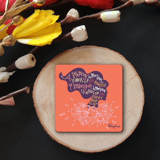 Strong Woman Quote Fridge Magnet
