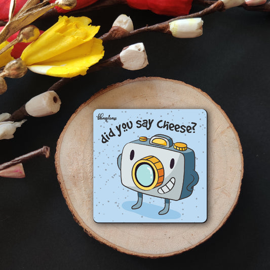 Did You Say Cheese? Kawaii Camera Fridge Magnet