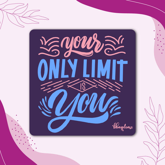 Your only Limit is You Wooden Fridge