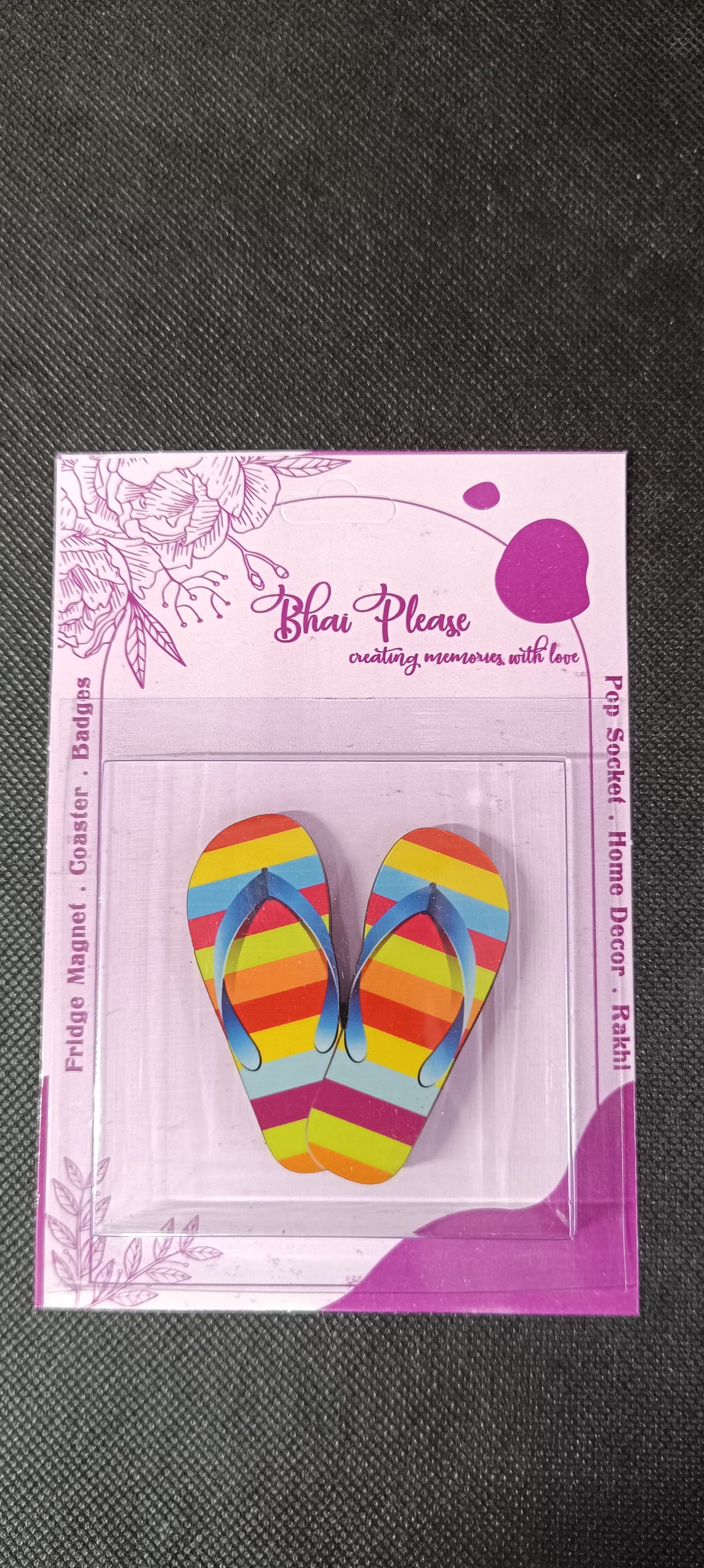 Flip Flop fridge magnet quirky collectible