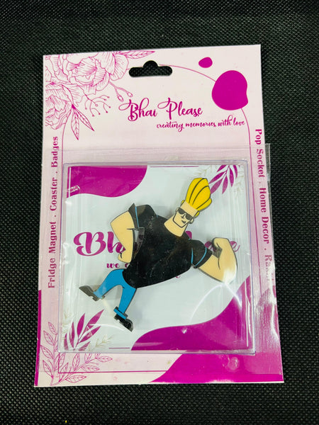 johnny-bravo-fan-merchandise-magnet-for-home-decor