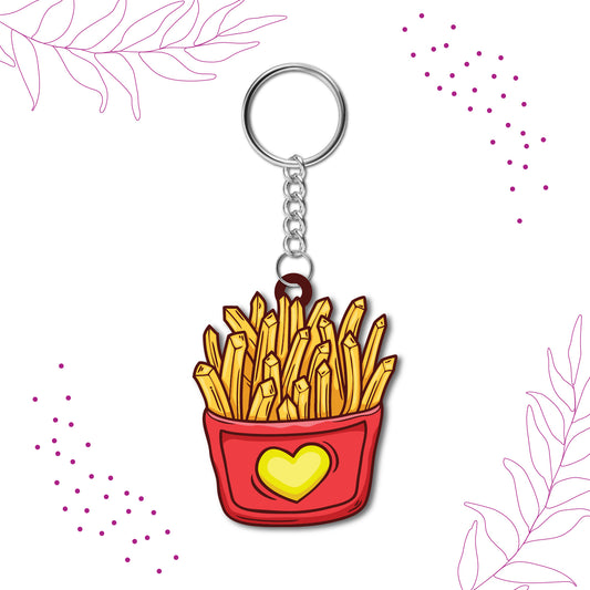 Laser-cut french fries shape