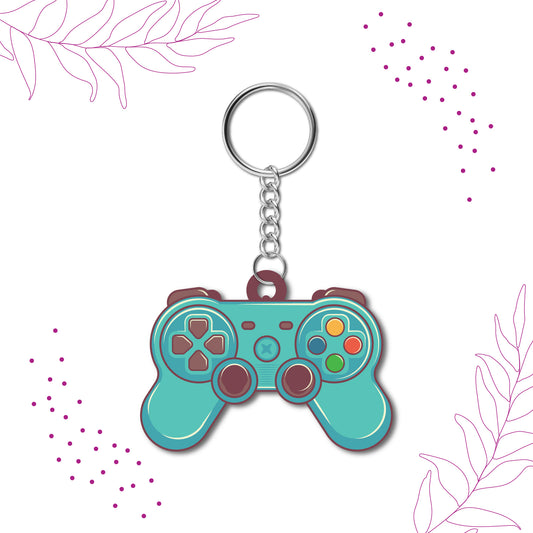 Gamer Wooden Keychain