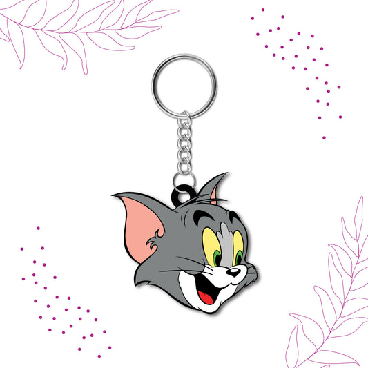 Laser-cut Tom cartoon design