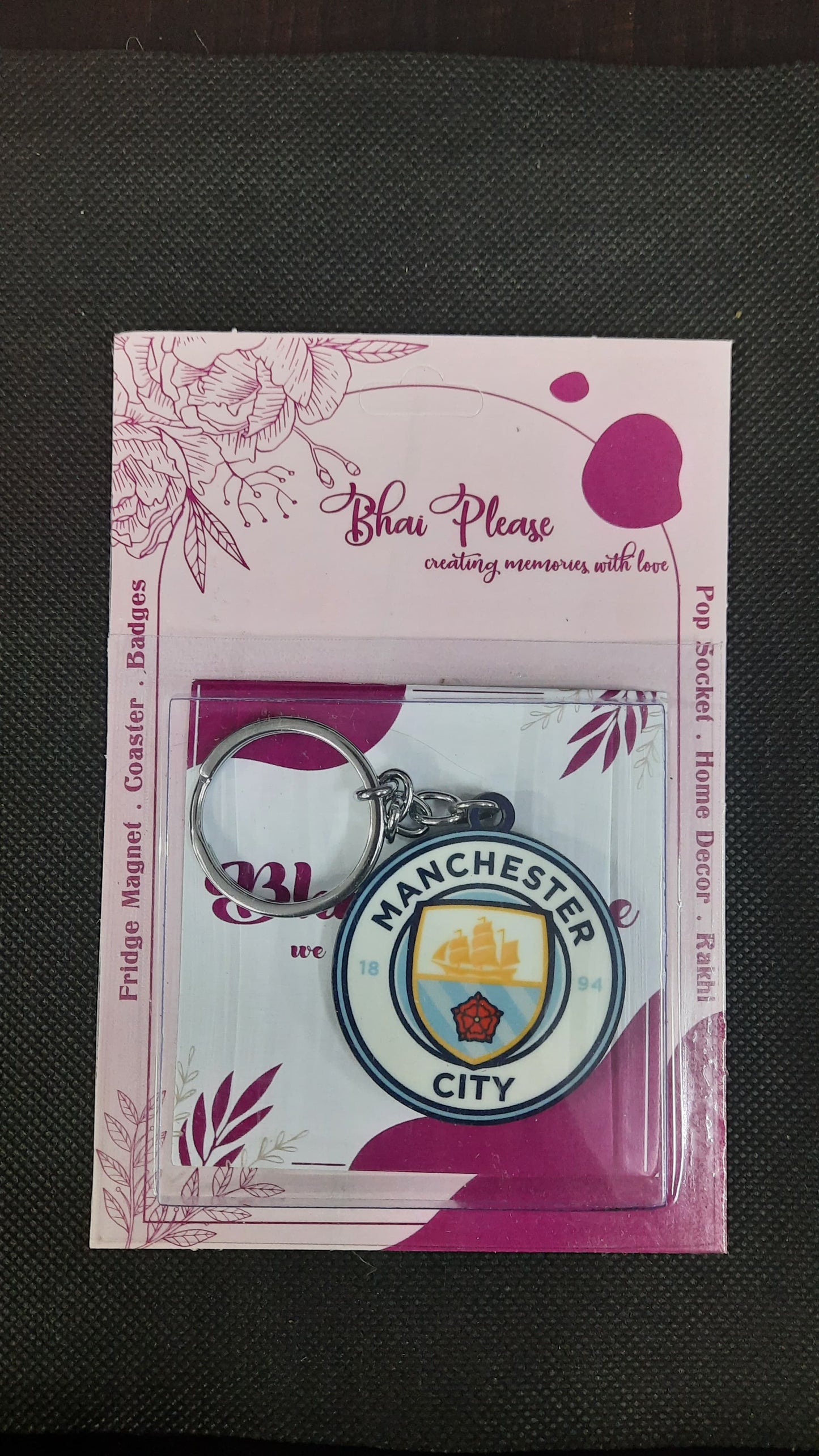 Manchester City keyring for fans