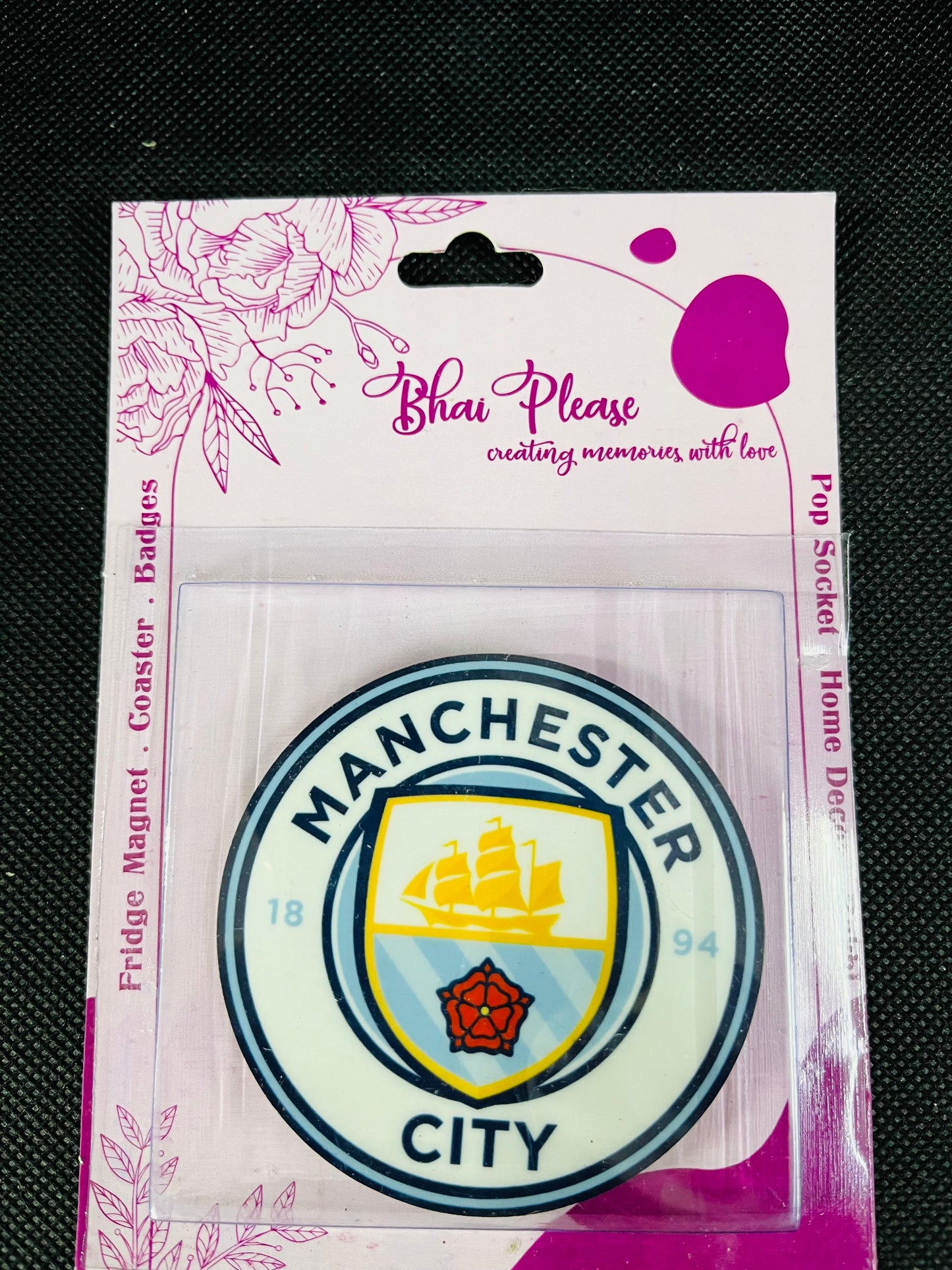Man City lovers fridge magnet India