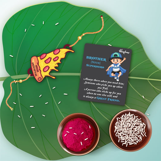 Bhukkad Bhai Rakhi With Brother Is Superhero Fridge Magnet