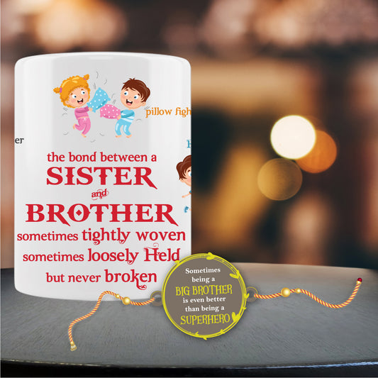 Big Brother Rakhi For Brother With Mug