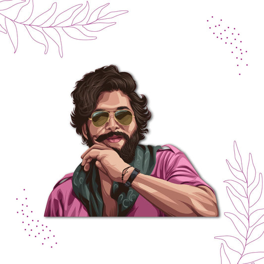 allu-arjun-stylish-star-magnet-on-kitchen-fridge