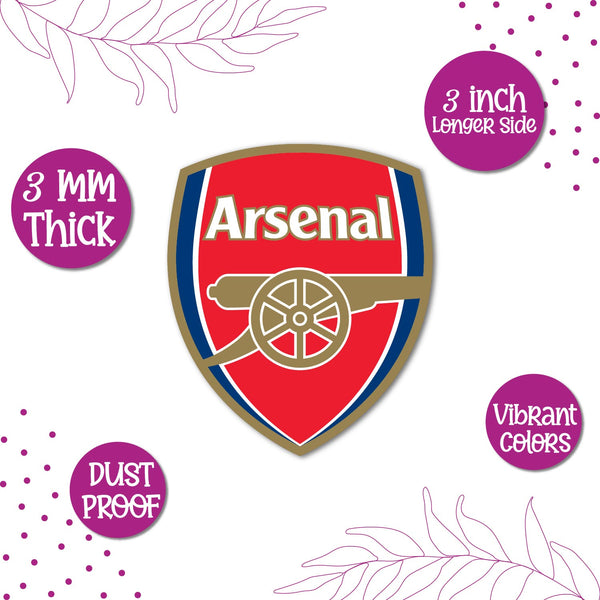 Arsenal fan gift quirky fridge magnet