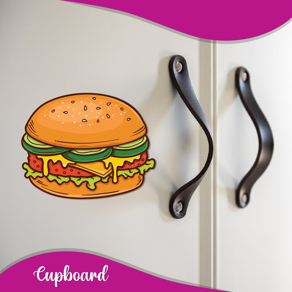 Food themed burger magnet India
