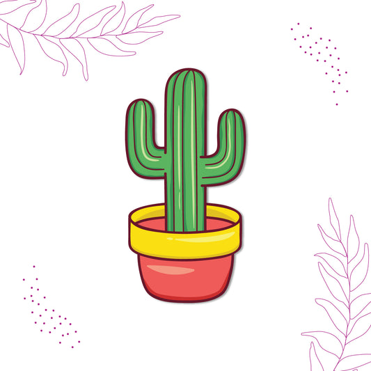 Cactus design fridge magnet India