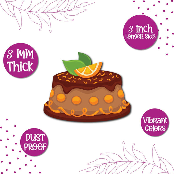 Sweet dessert cake fridge magnet India