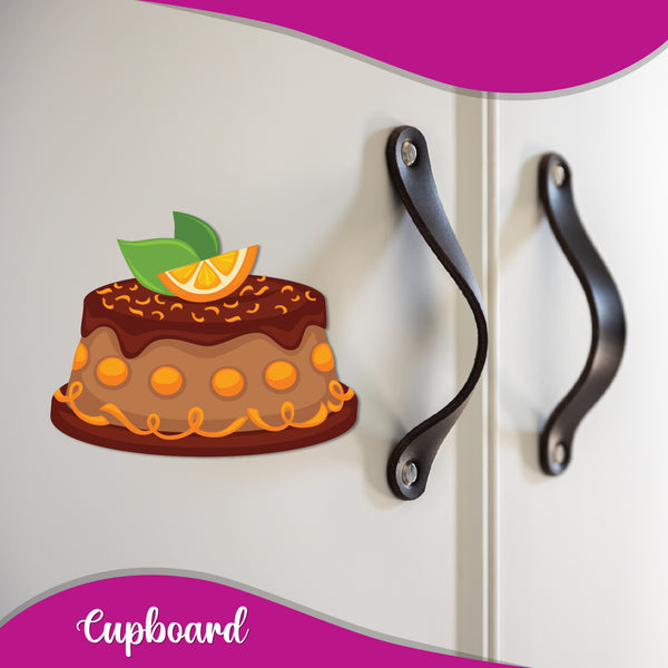 Cake lovers quirky fridge magnet
