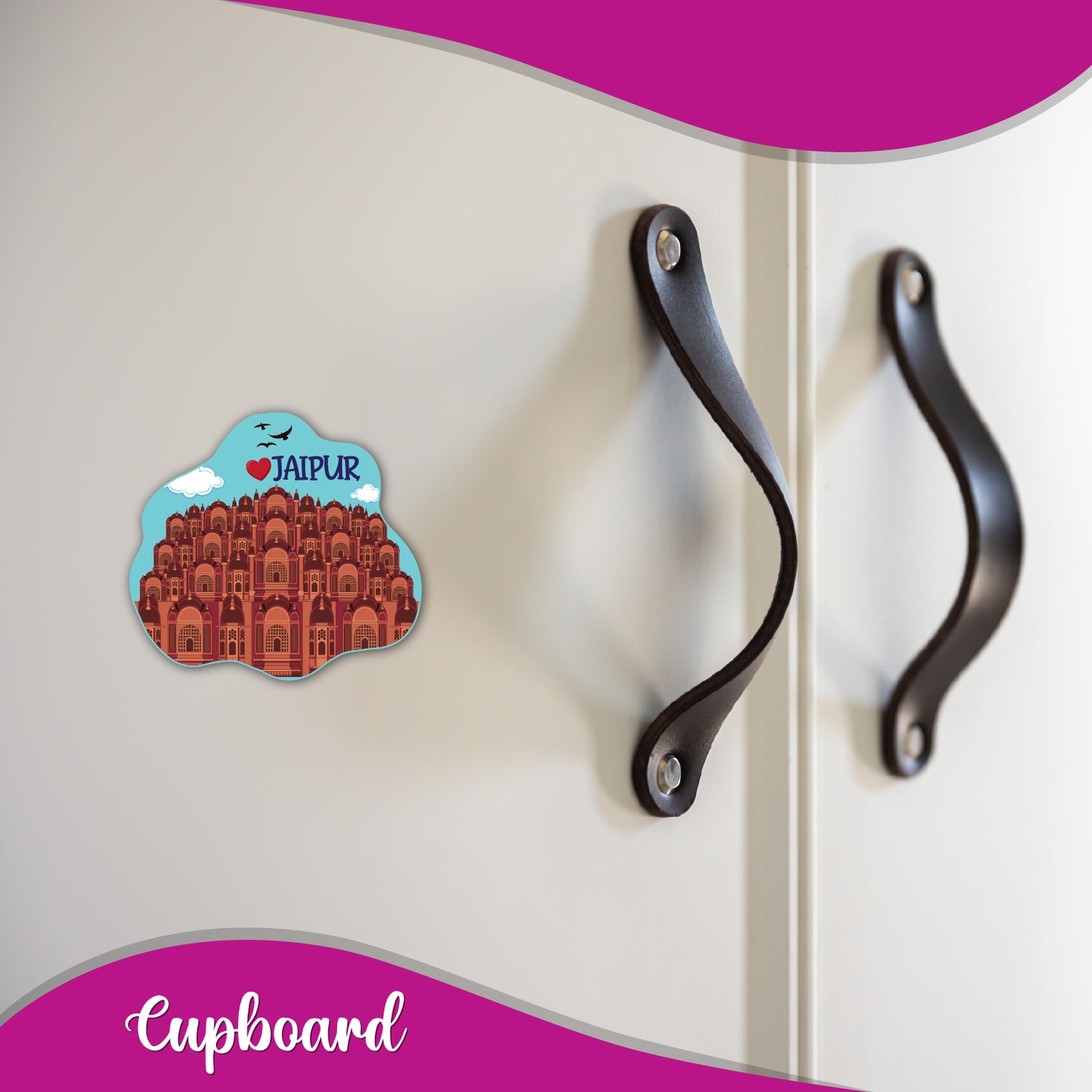Jaipur Wooden Fridge Magnet