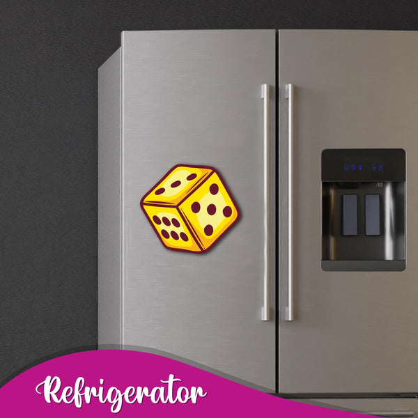 quirky Dice collectible fridge magnet