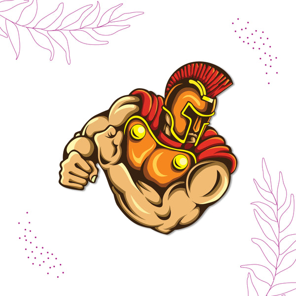 Roman warrior fridge magnet