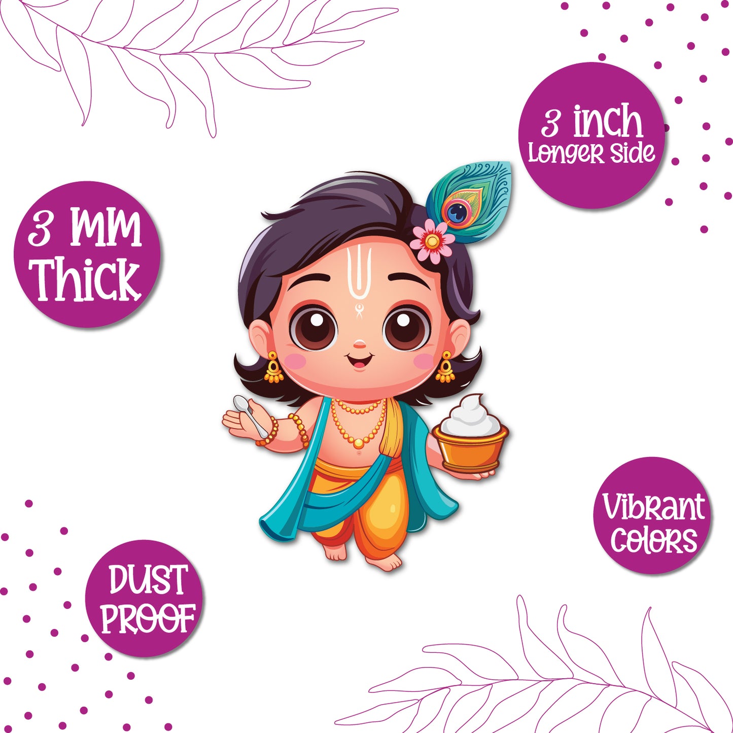 Kanha Fridge Magnet