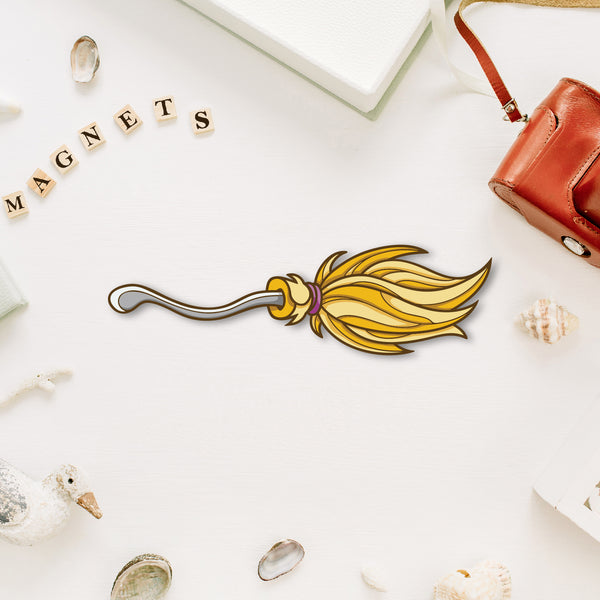 Harry Potter Broom fridge magnet
