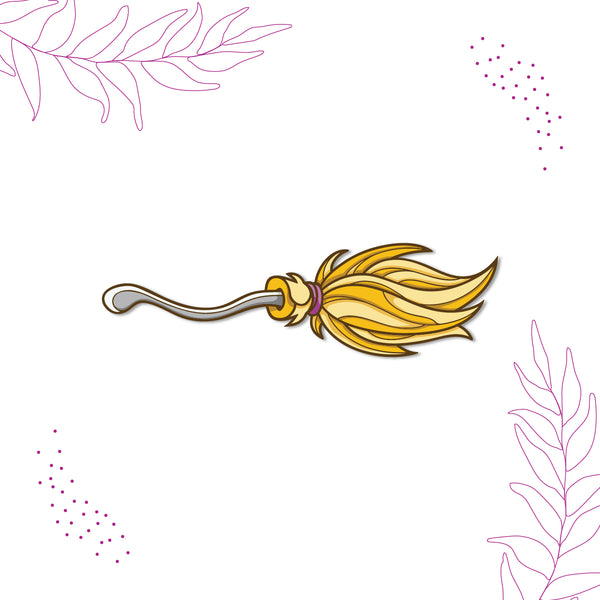 Harry Potter Broom fridge magnet
