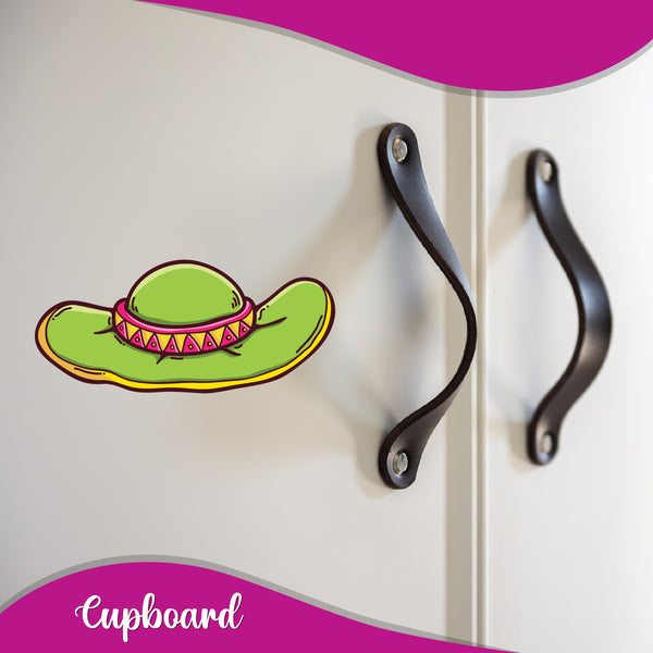 Hat lovers quirky fridge magnet gift