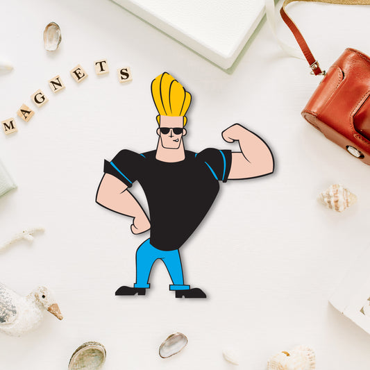 johnny-bravo-cartoon-network-fridge-magnet-front-view