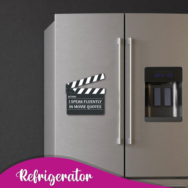 quirky Movie Clapboard collectible fridge magnet