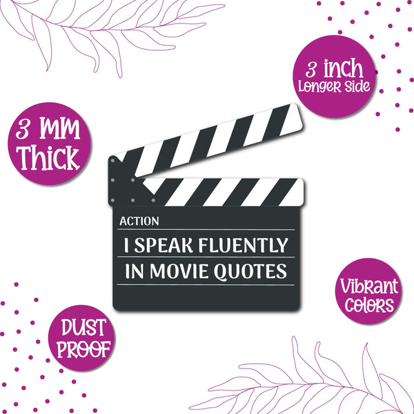 Movie Clapboard fridge magnet kitchen decor