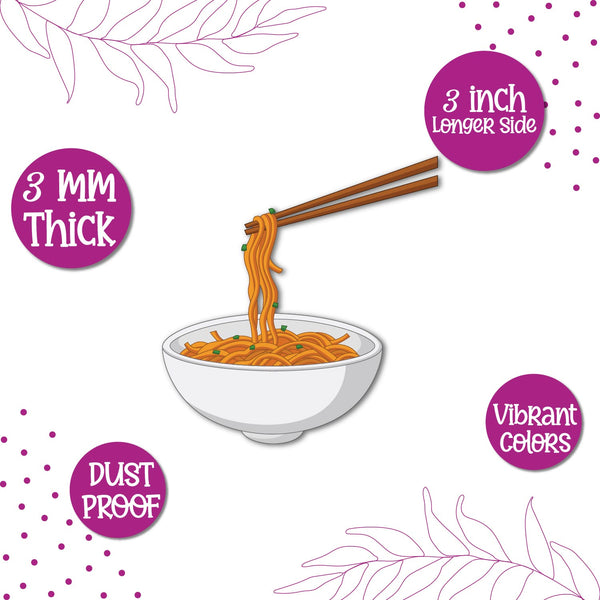 Cute noodles fridge decoration magnet