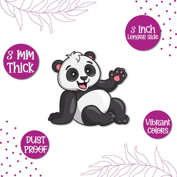 Panda fridge magnet – quirky and decorative kitchen accessory