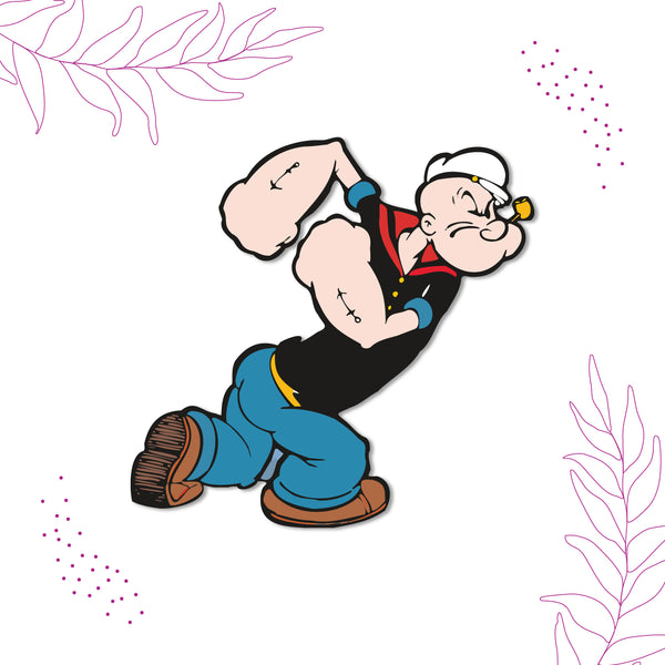 popeye-classic-cartoon-magnet-on-refrigerator
