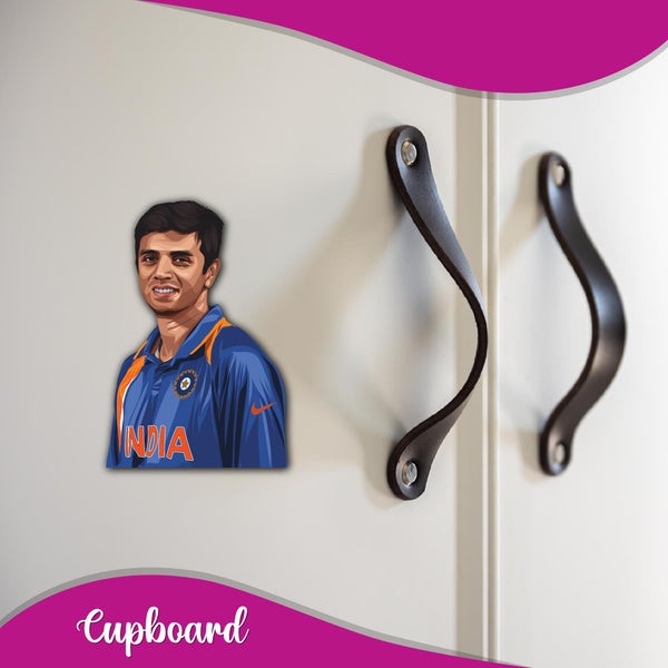 Rahul Dravid printed magnet - decorative home accessory