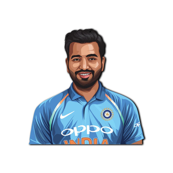 High-quality Rohit Sharma fridge magnet - souvenir gift