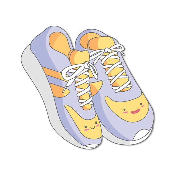 Stylish shoe couple fridge magnet magnet for gifting and home decor