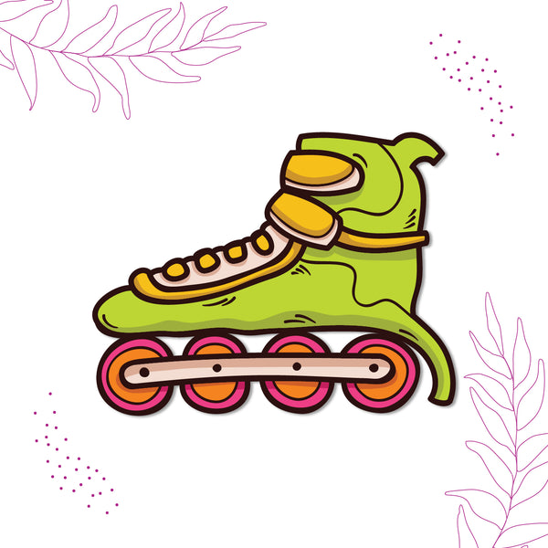Skates design fridge magnet India