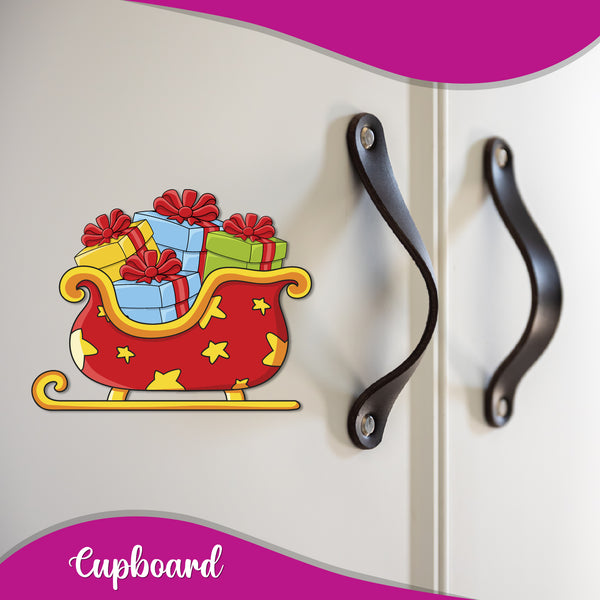 Unique sleigh fridge magnet magnet for seasonal home decoration
