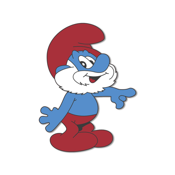 high-quality-smurf-fridge-magnet-angle-view