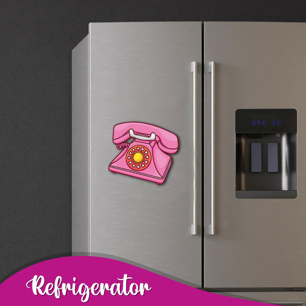 quirky Telephone collectible fridge magnet