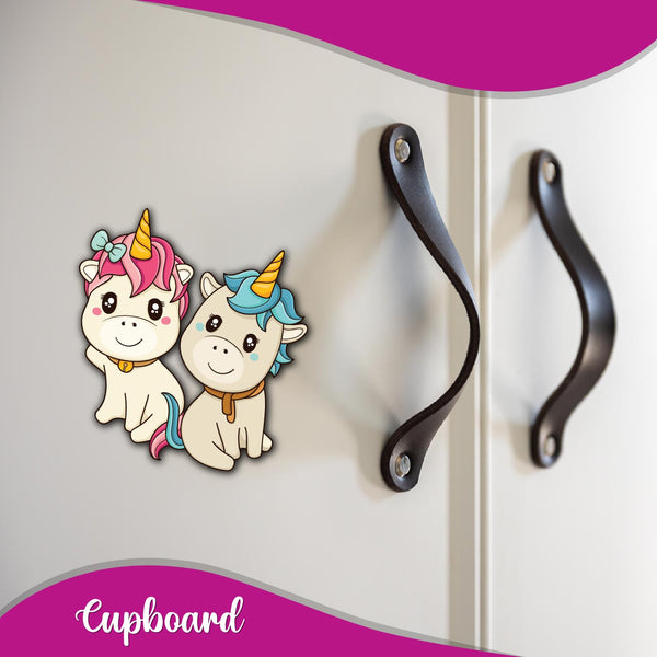 Locally crafted unicorn couple fridge magnet perfect for couples