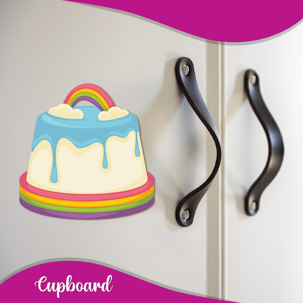 Vanilla cake fridge decoration quirky magnet