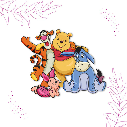 winnie-the-pooh-characters-magnet-on-refrigerator