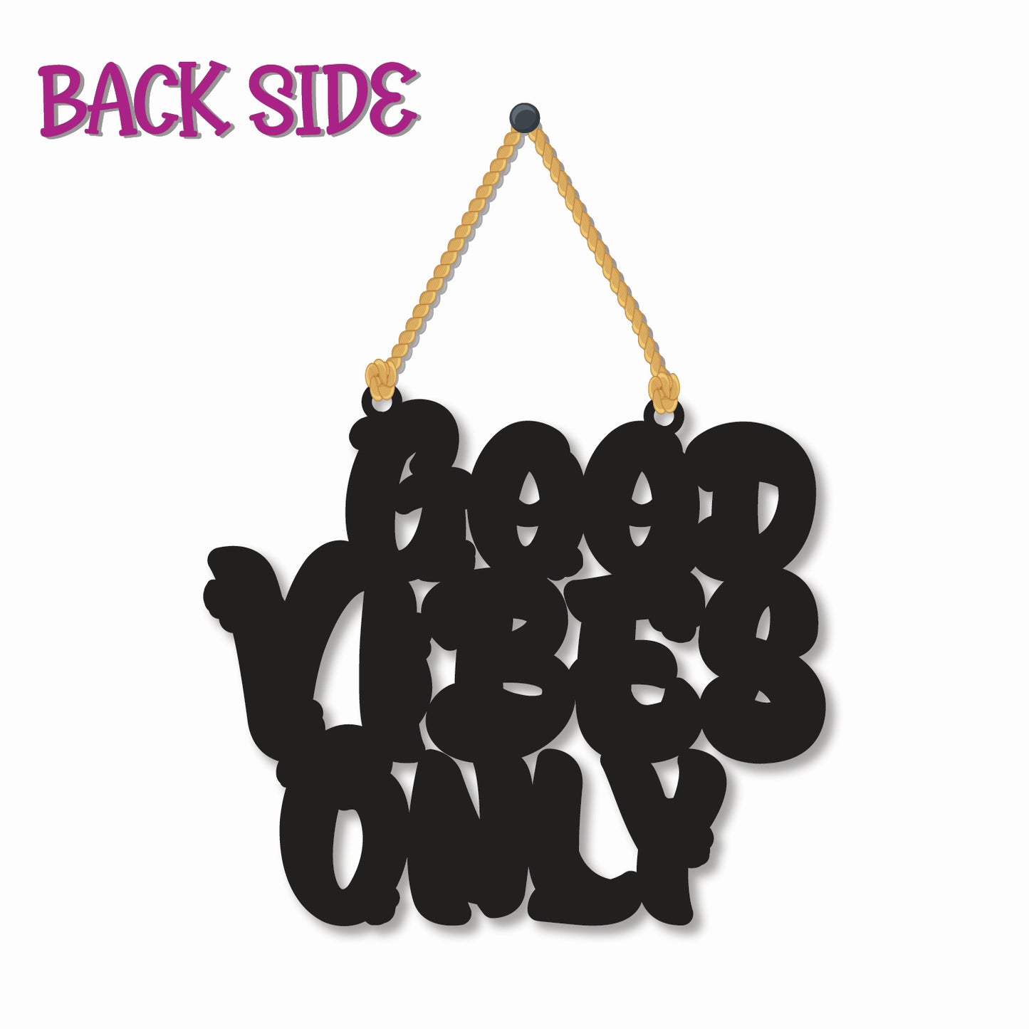 Good Vibes Only Wall Hanging