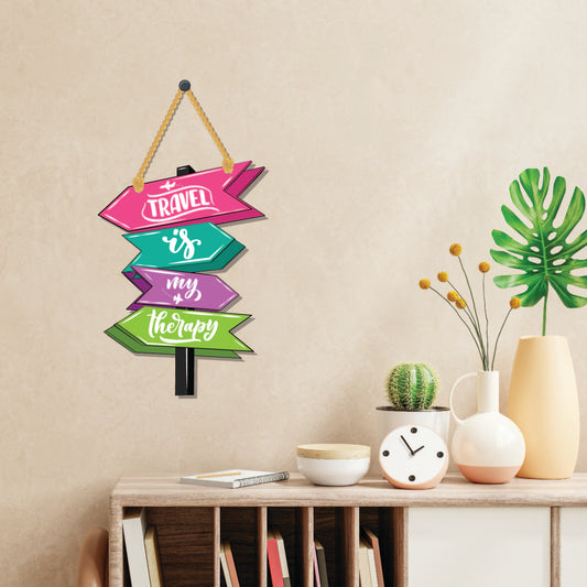 Travel is my therapy Wall Hanging